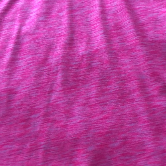 Pink & White Performance Tee with Back Hole Accent - Picture 11 of 11